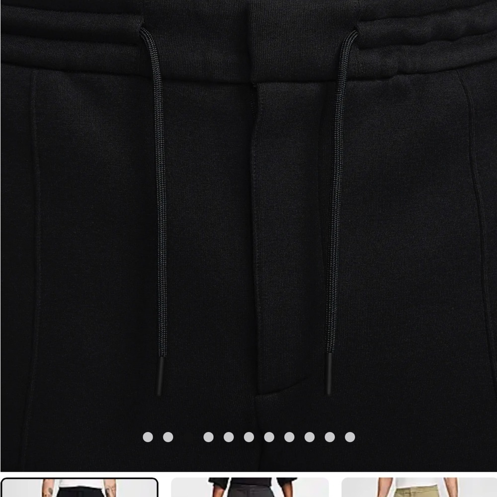 Nike loose fit straight leg stacked length joggers/track pants - Picture 7 of 11